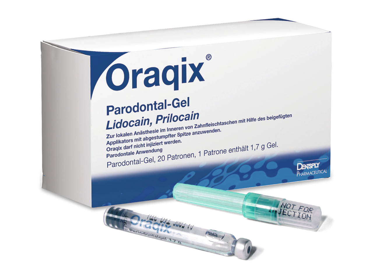 Oraqix (lidocaine and prilocaine periodontal gel)2.5 / 2.5