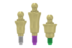 Ancoraggio per attacco a pallina con connessione conica MIS