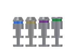 MIS Conical Connection Milling Analog for Titanium Blank