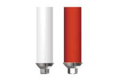 MIS Hex. interne Cylindre en plastique doré