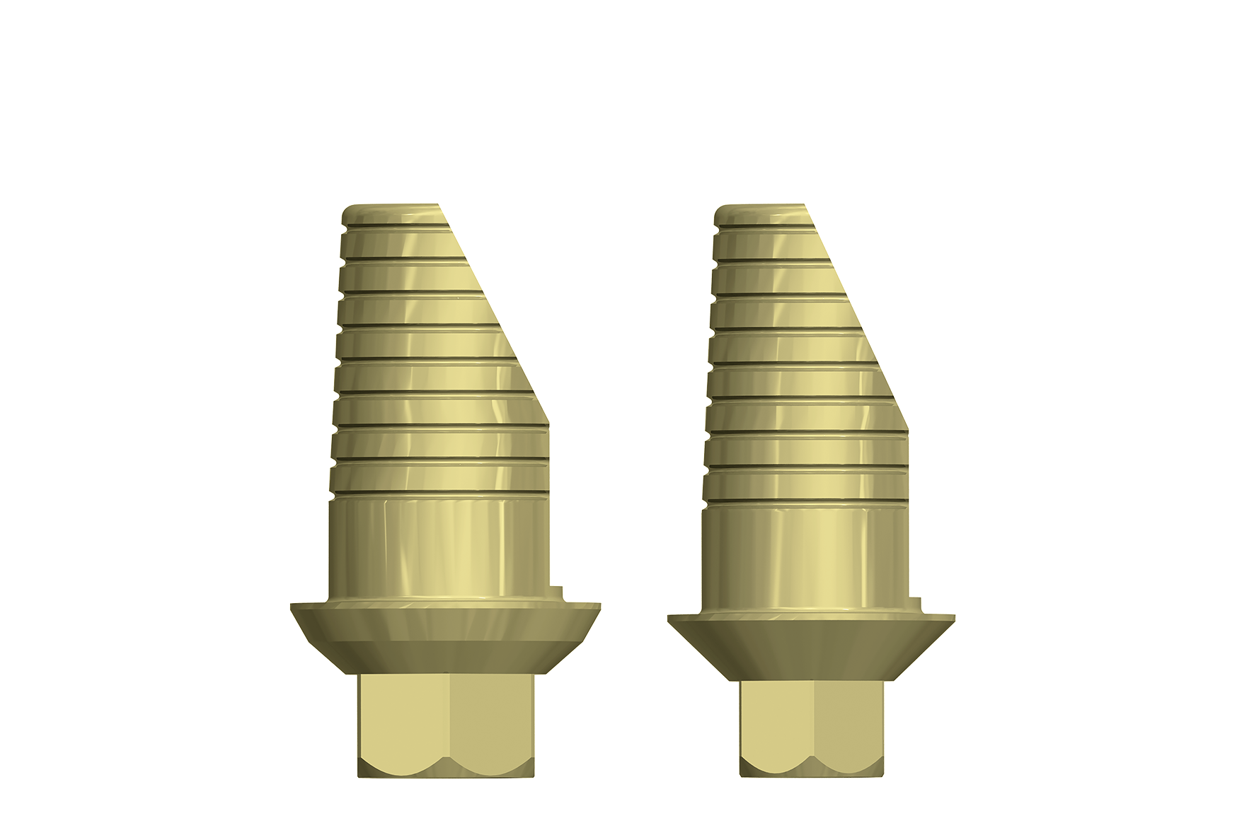 Hexágono interno MIS Pilar Ti estético incisivo