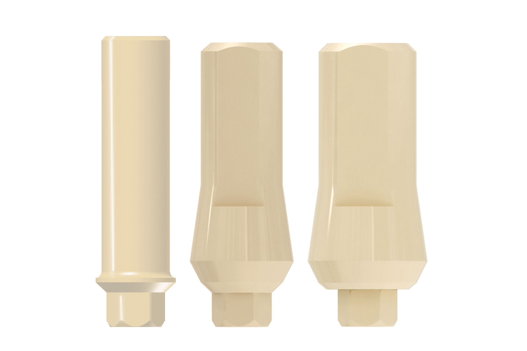 MIS Internal Hex. Temporary Plastic Abutment