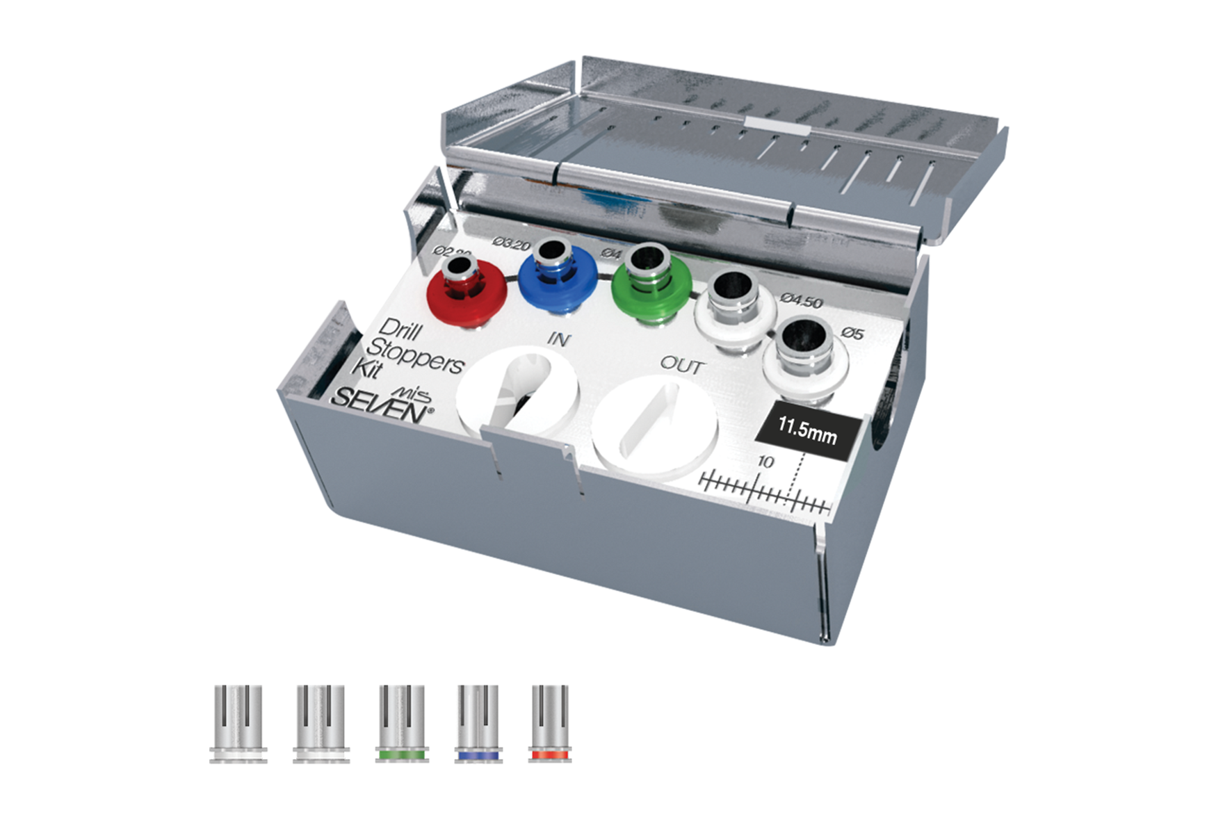 Kit de butées de forage SEVEN MIS (basés sur la profondeur)
