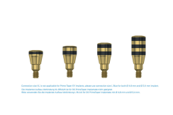 EV Prosthetics-Pilar de cicatrización EV