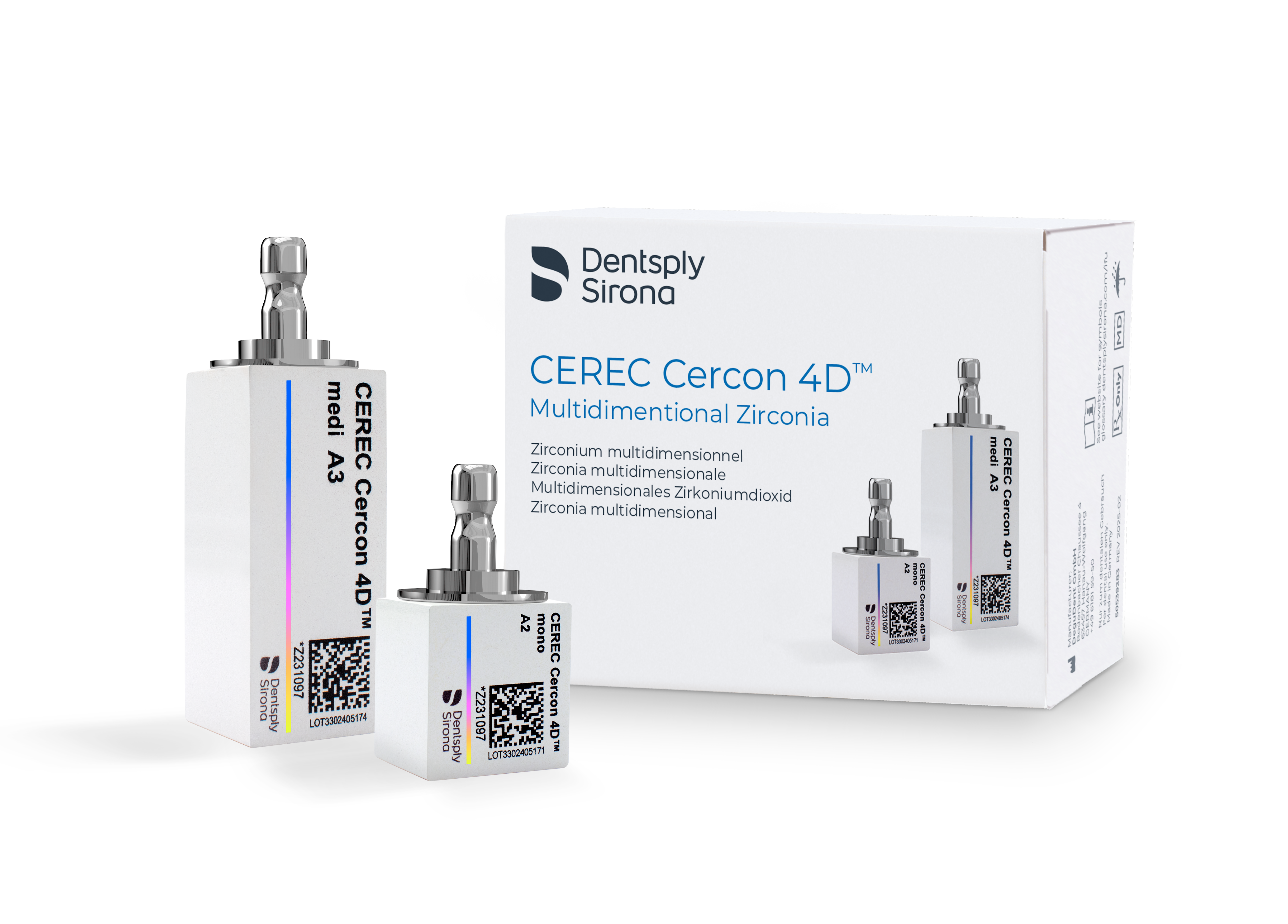 CEREC Cercon 4D™ | Multidimensional Zirconia Block