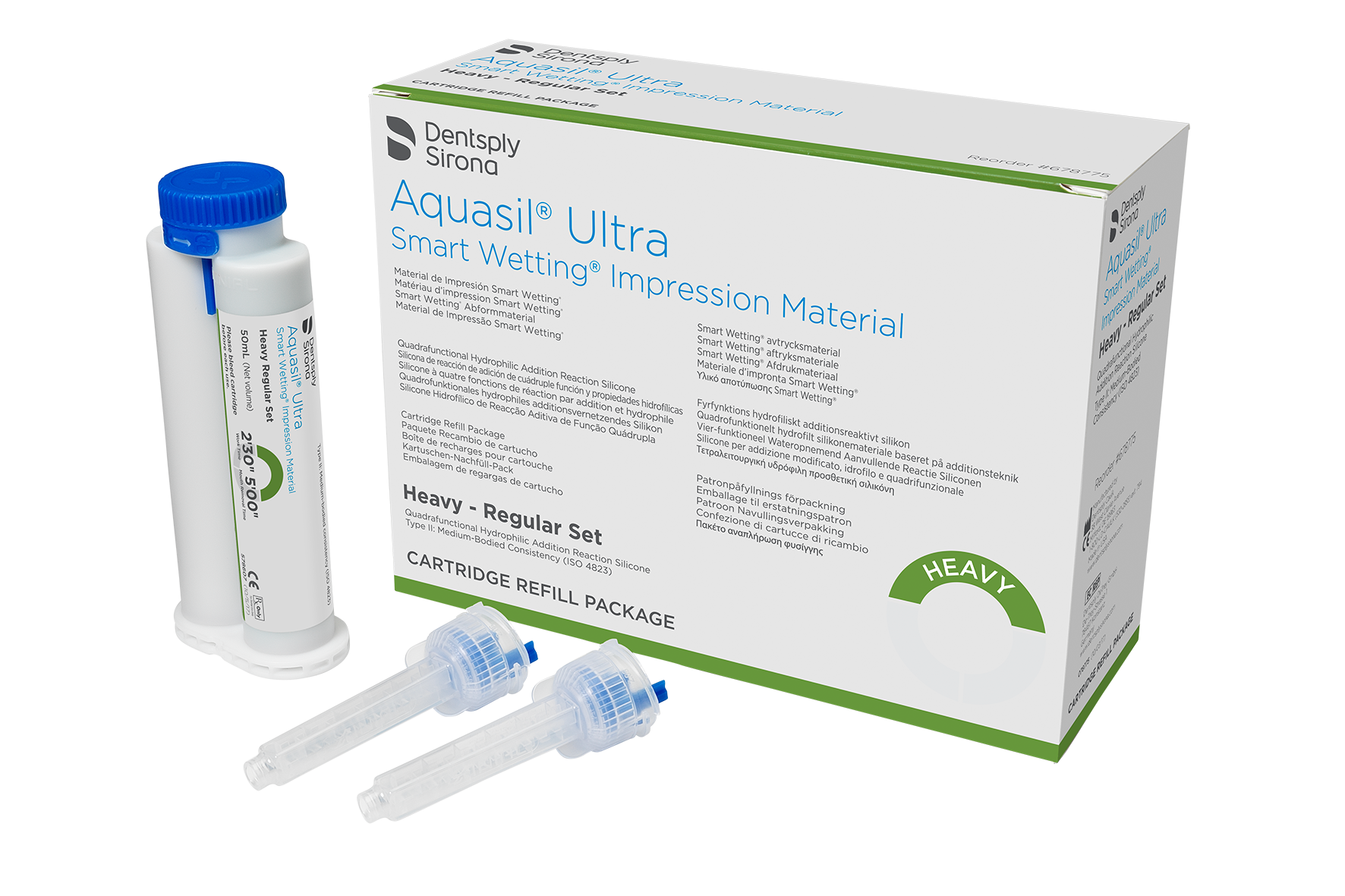 thumbnail image 2 of Dentsply Aquasil Ultra XLV Extra Low Viscosity Impression Material - Regular Set, 50mL, 4/Pk, 678768 2 of 3