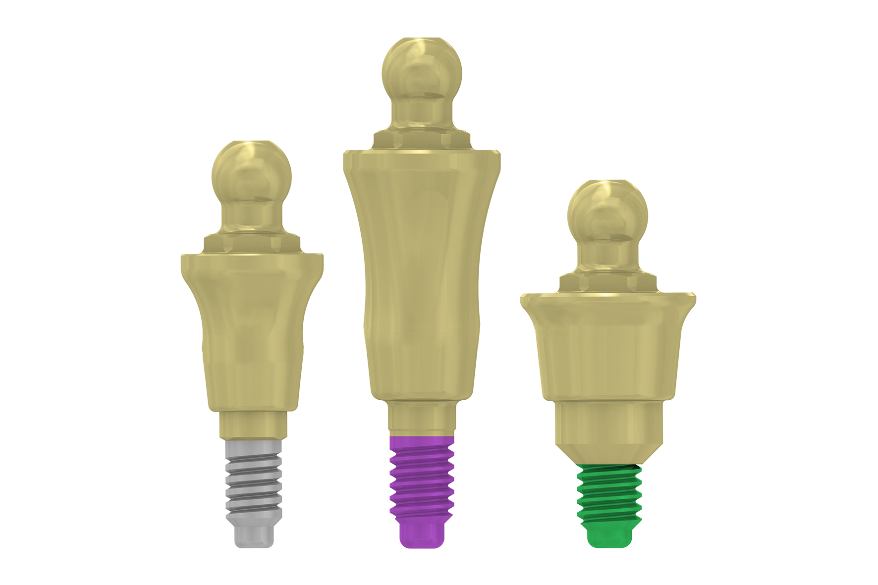 MIS Conical Connection Ball Attachment Anchor