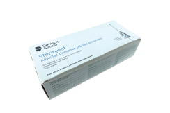 Aiguilles stériles bi-pointe triple biseau.