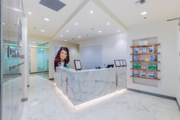 Modern Dental Office Reception Area