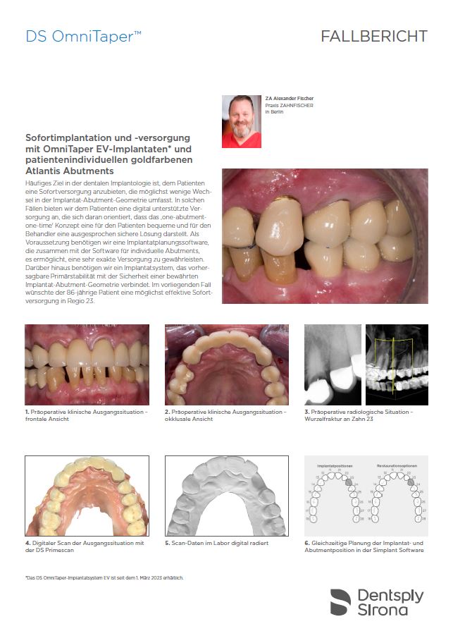 DS OmniTaperImplantatsystem EV Dentsply Sirona Österreich
