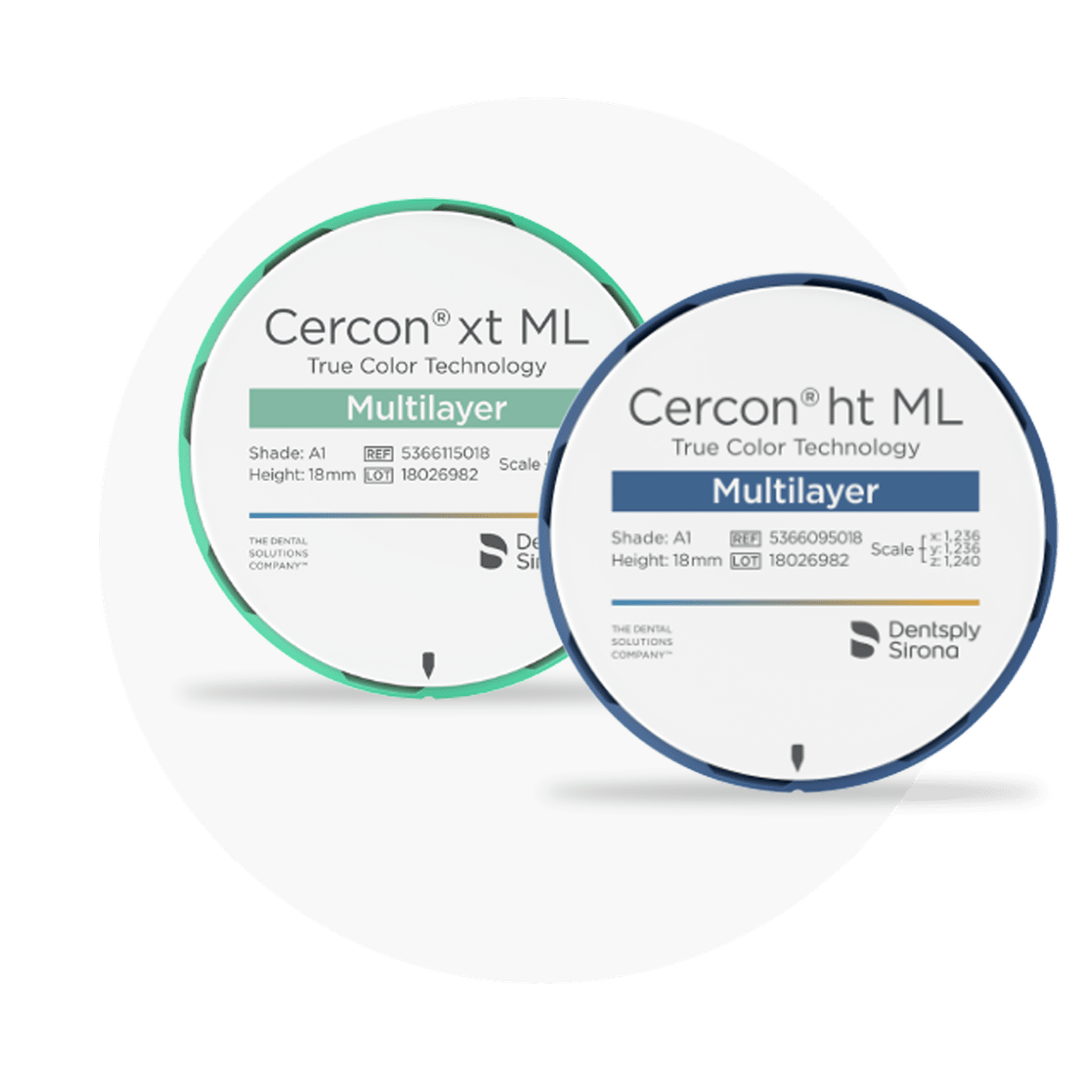 Cercon Multilayer-Discs