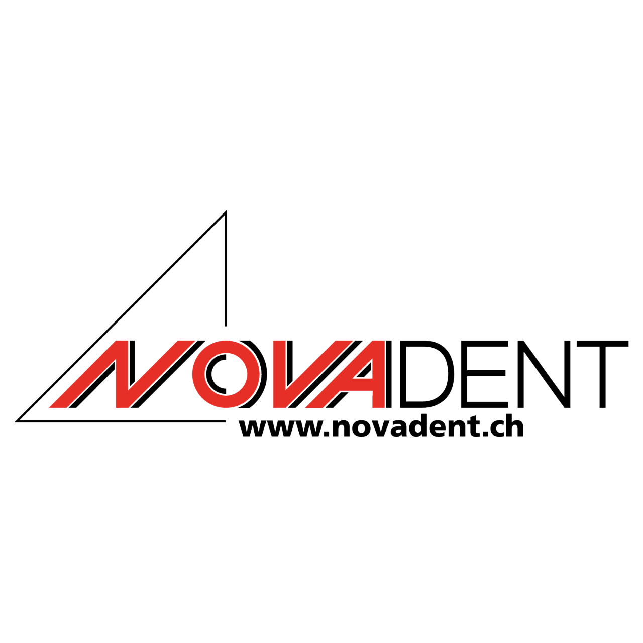 Front of Dentsply Sirona office building with trees and hedges in foreground.