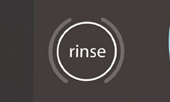 Cavitron digital control Rinse icon