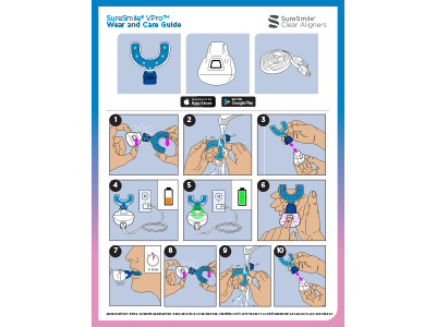 SureSmile VPro wear and care guide preview