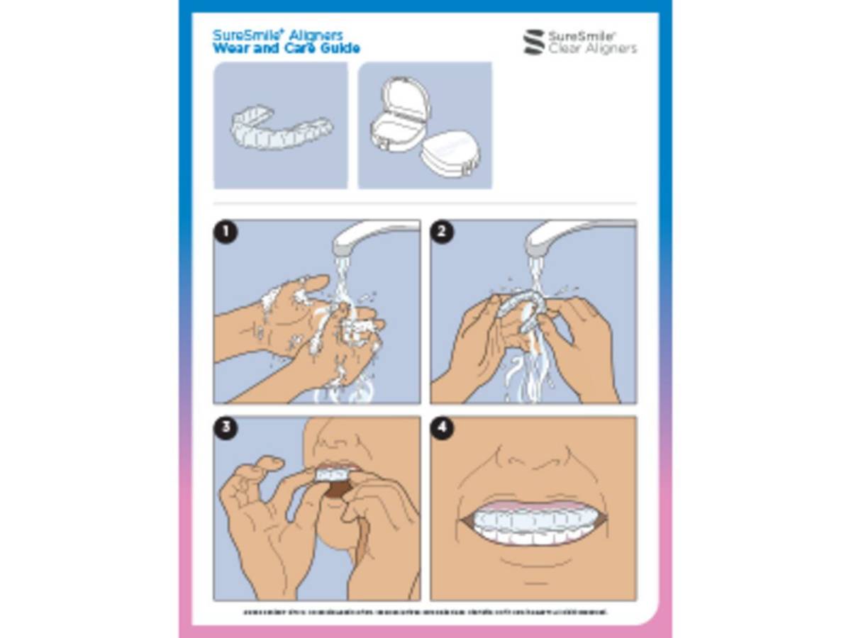 SureSmile wear and care guide preview