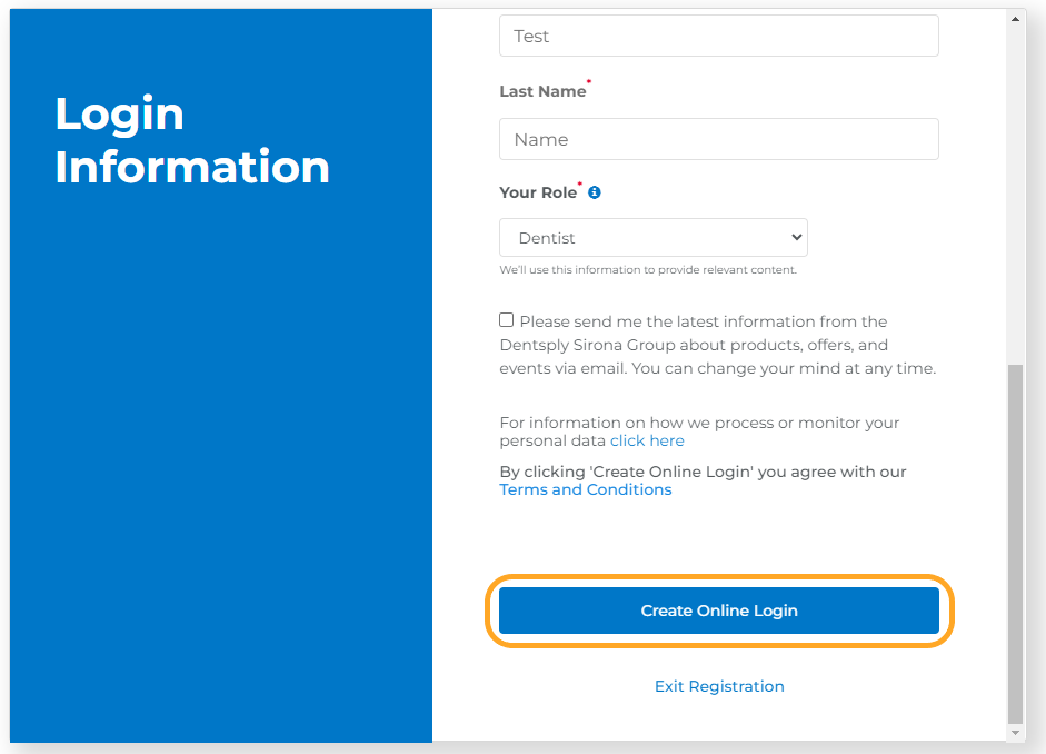 Acadamy Only Registration