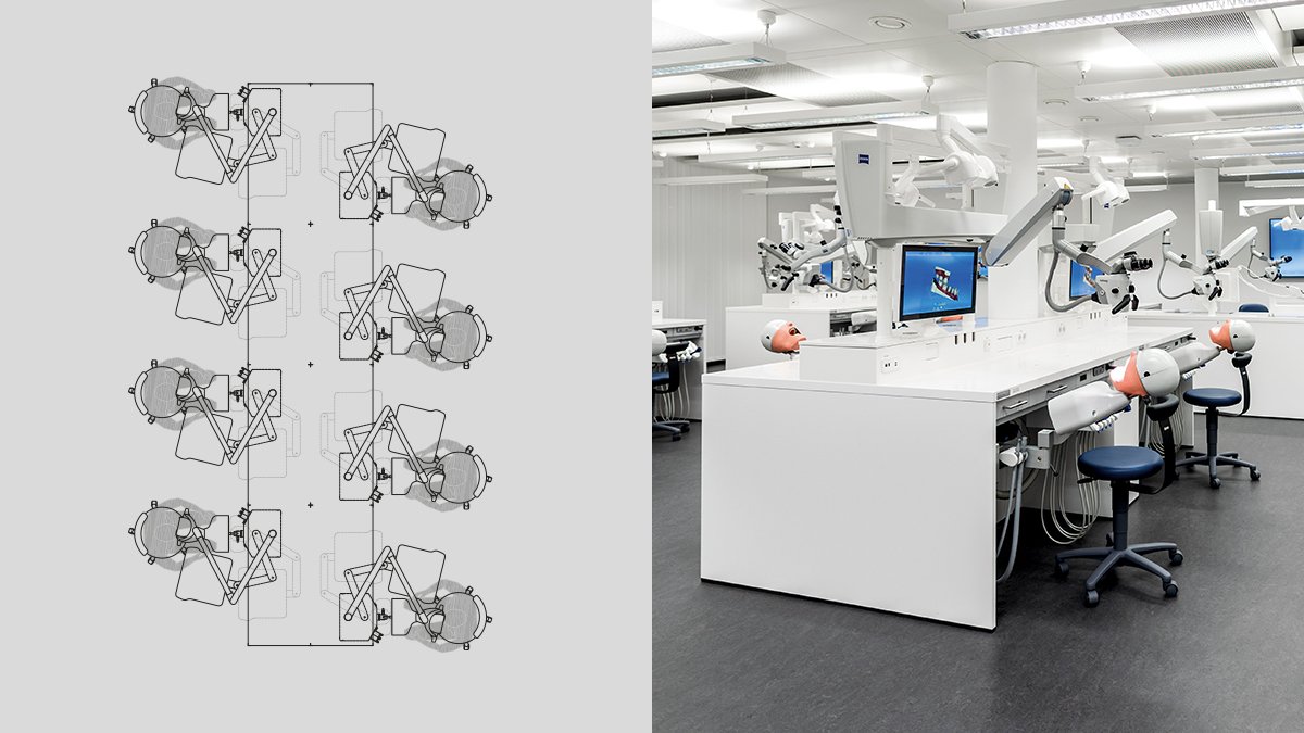 Series of clusters at Training Center Bensheim, Germany