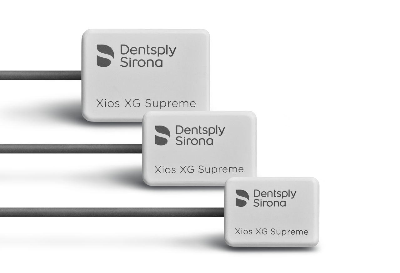 Xios XG Supreme intraoral sensors, all sizes