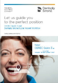 Stickout brochure CEREC Guide 3 and Digital Implant Workflow