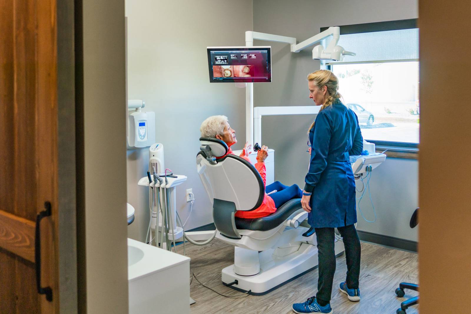Dentist Treating Patient