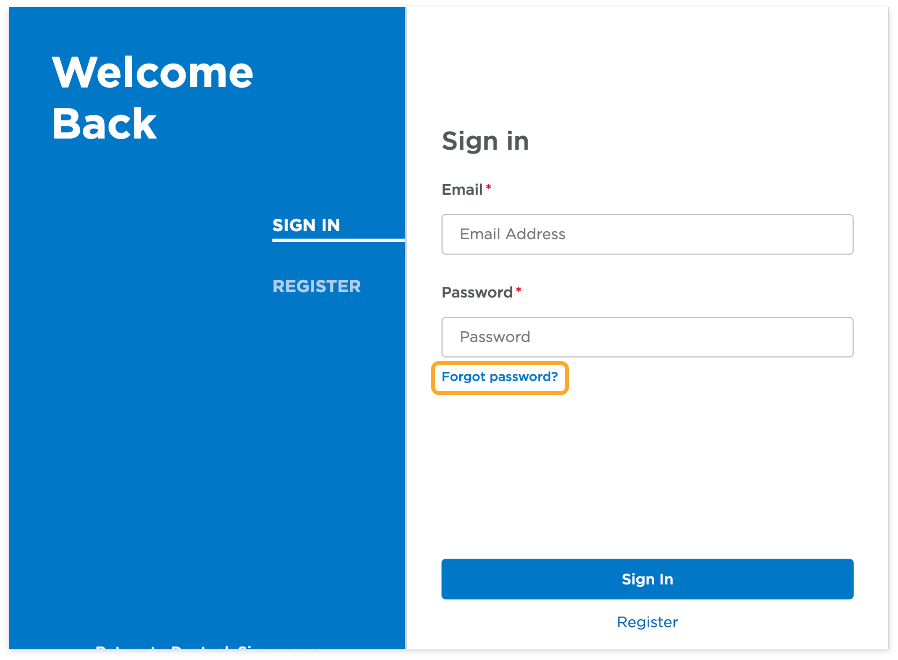 Manage your email & passwords Dentsply Sirona