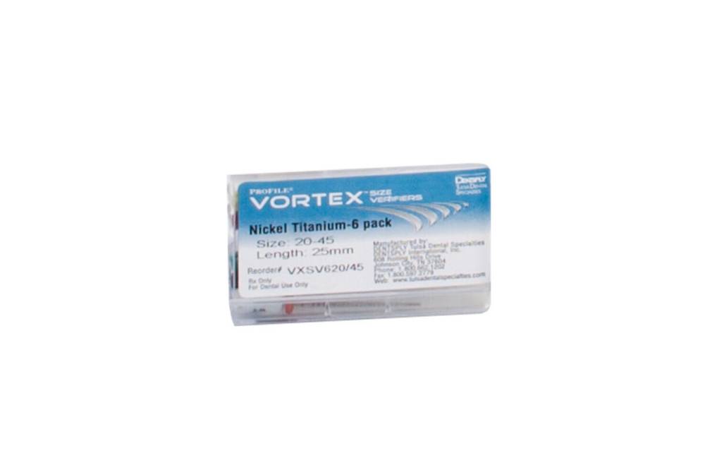 File Dentali Conico 06 Lima Rotante Dentale Dentsply Tulsa Vortice Blu - Confezione Da 6 File Conici Per Endodonzia Rettifica Dischi