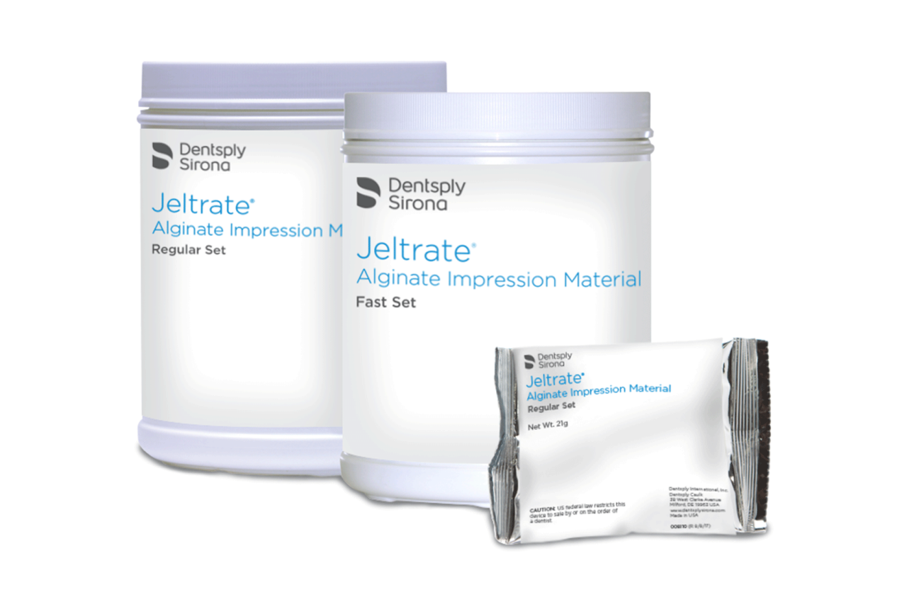 Jeltrate Dental Alginate Impression Material