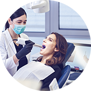 Dentist taking digital impression with Primescan