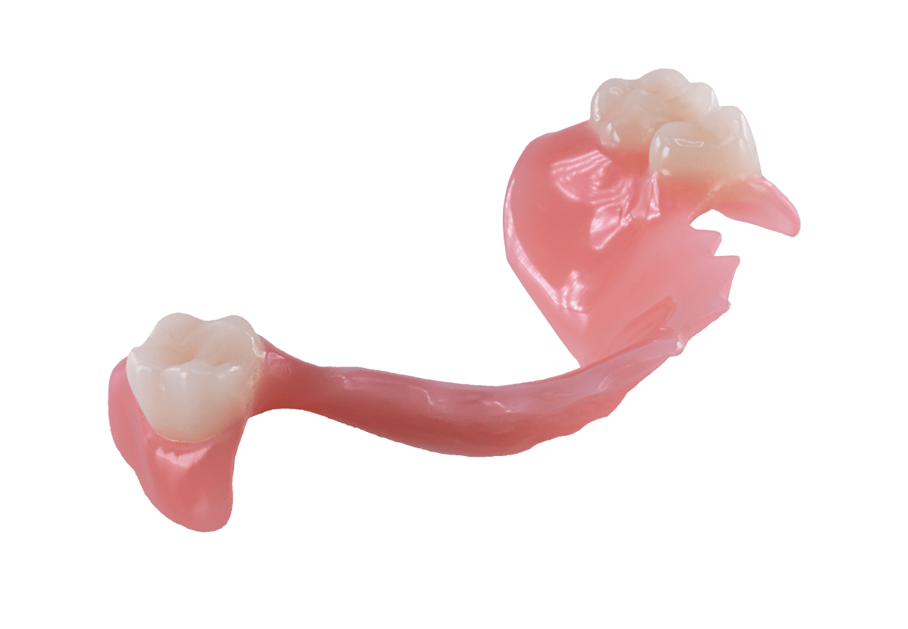 Partial manufactured with the Lucitone Digital Print™ Denture System