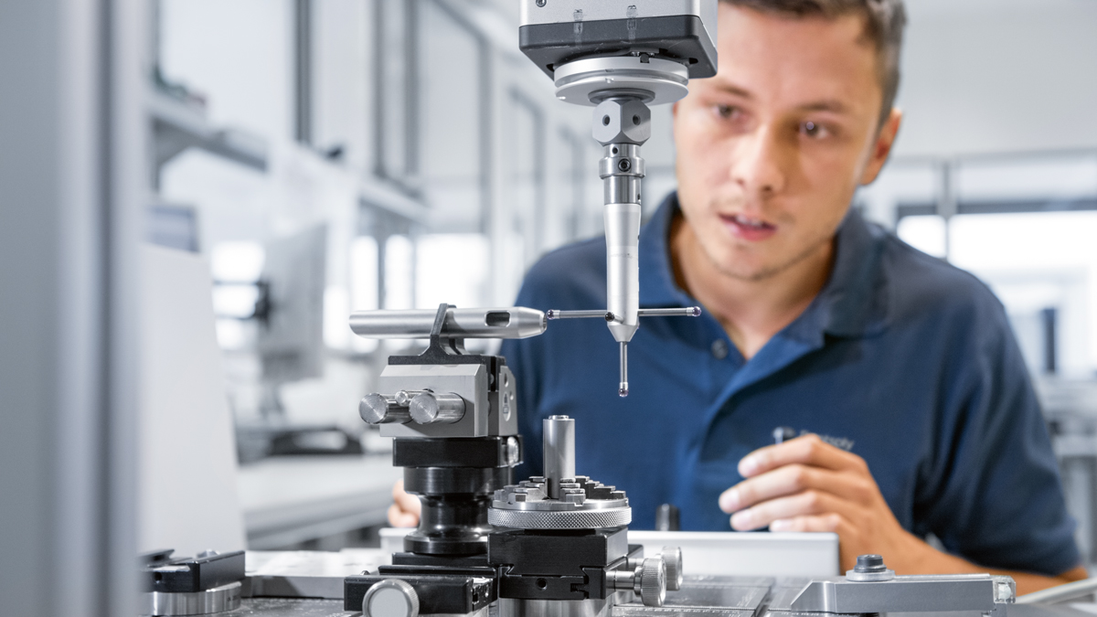 Man working on handpiece
