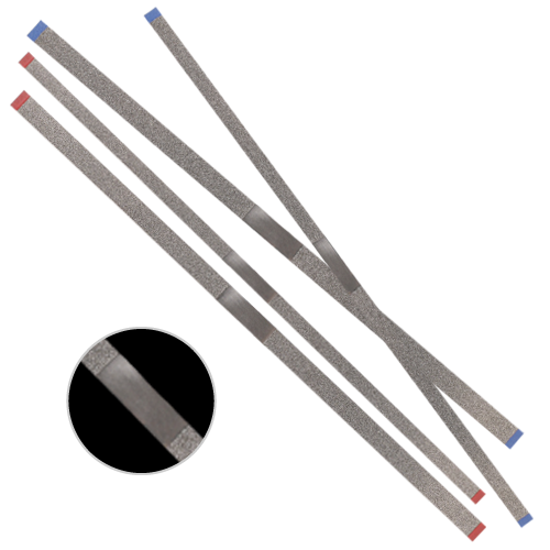 Kit De Tiras De Diamante Para Reducción Interproximal Dental (IPR) – 10 Tiras Assortidas, Con Certificación CE