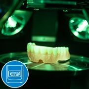 finish 3d printed denture fabrication