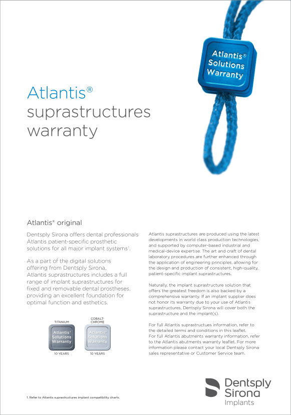 Atlantis suprastructures warranty 