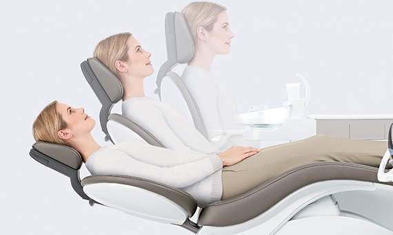 Patient specific chair positions with Dentsply Sirona treatment centers