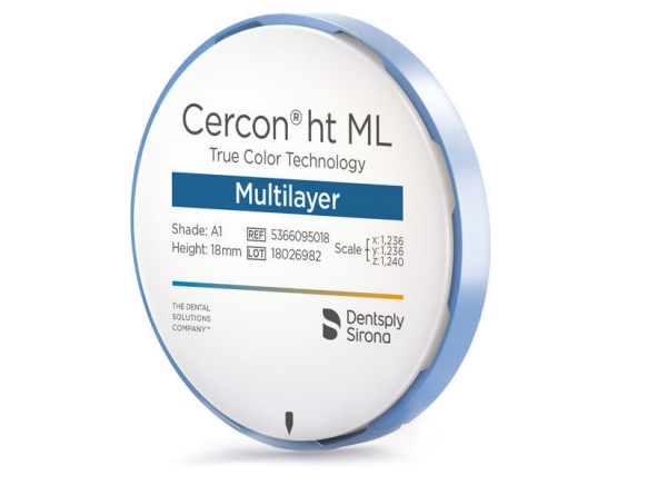 Cercon ht ML: oxid de zirconiu multistrat extra translucid